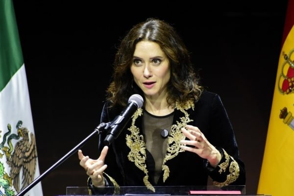 (Foto de ARCHIVO)
The President of the Community of Madrid, Isabel Diaz Ayuso, speaks during  the meeting "Celebration of Evangelization and Miscegenation in Mexico: Malinche and Cortes," as part of her Working visit to Mexico  at Fronton Mexico. on May 4, 2026, in Mexico City, Mexico.,Image: 1096754733, License: Rights-managed, Restrictions: , Model Release: no, Credit line: Luis Barron / Zuma Press / Europa Press
Editorial licence valid only for Spain and 3 MONTHS from the date of the image, then delete it from your archive. For non-editorial and non-licensed use, please contact EUROPA PRESS.

Luis Barron / Zuma Press / Europa Press / ContactoPhoto
04/5/2026